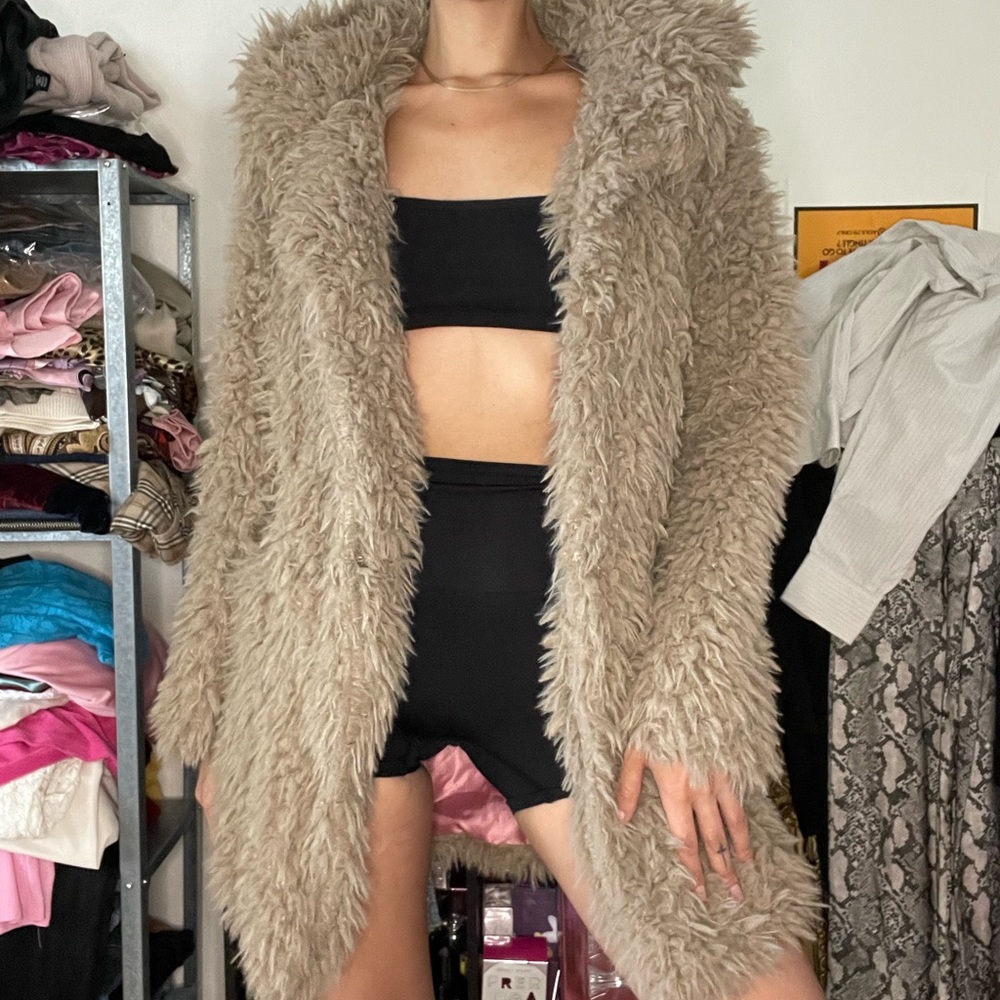 COPY - Faux Fur Shearling coat